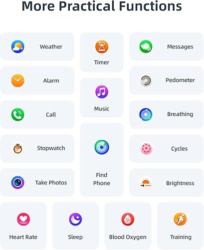 Miniatura 7 de Parsonver Rastreador de actividad física con contador de pasoscaloríascronómetro, rastreador de actividad de salud con monitor de sueño de