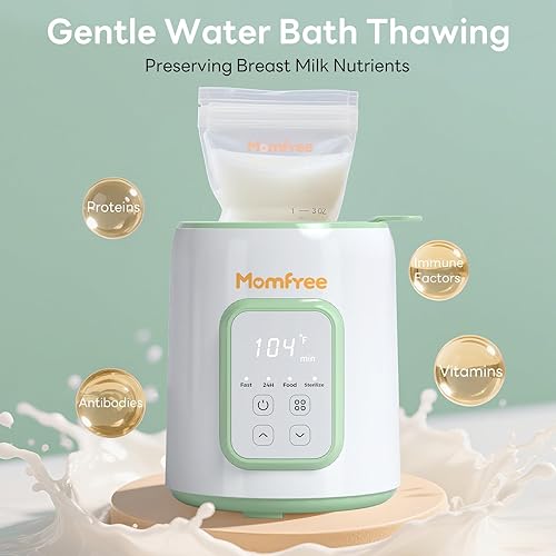 Miniatura 6 de Calentador de biberones rápido 8 en 1 para leche materna y fórmula, calentador de leche con control preciso de temperatura y apagado automático,