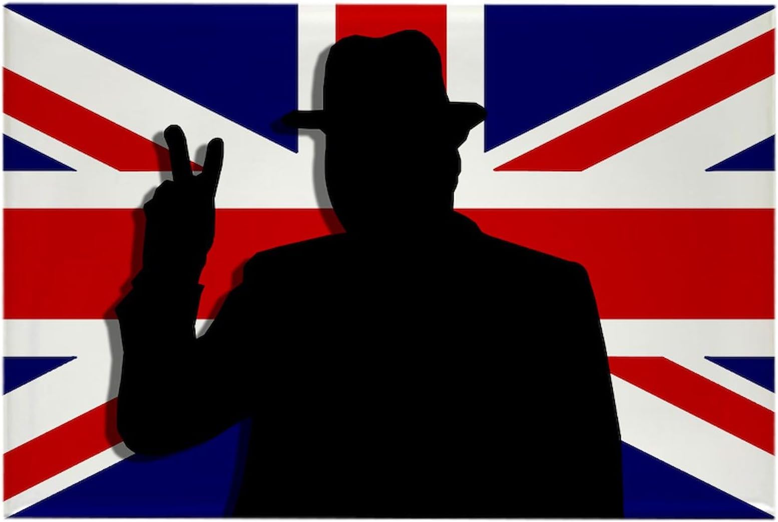 CafePress Winston Churchill Victory Rectangle Magnet, 3"x2" Refrigerator Magnet