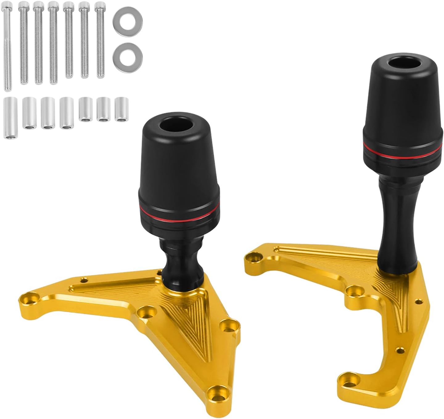 Motorcycle Frame Sliders Falling Protector Protection Replacement for Honda Grom MSX125 2022-2024(Gold)