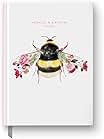 Bee Address & Birthday Book - A5 Hardback Organiser for Her - Address Book - Bee Stationery - Birthday Book by Lola Design