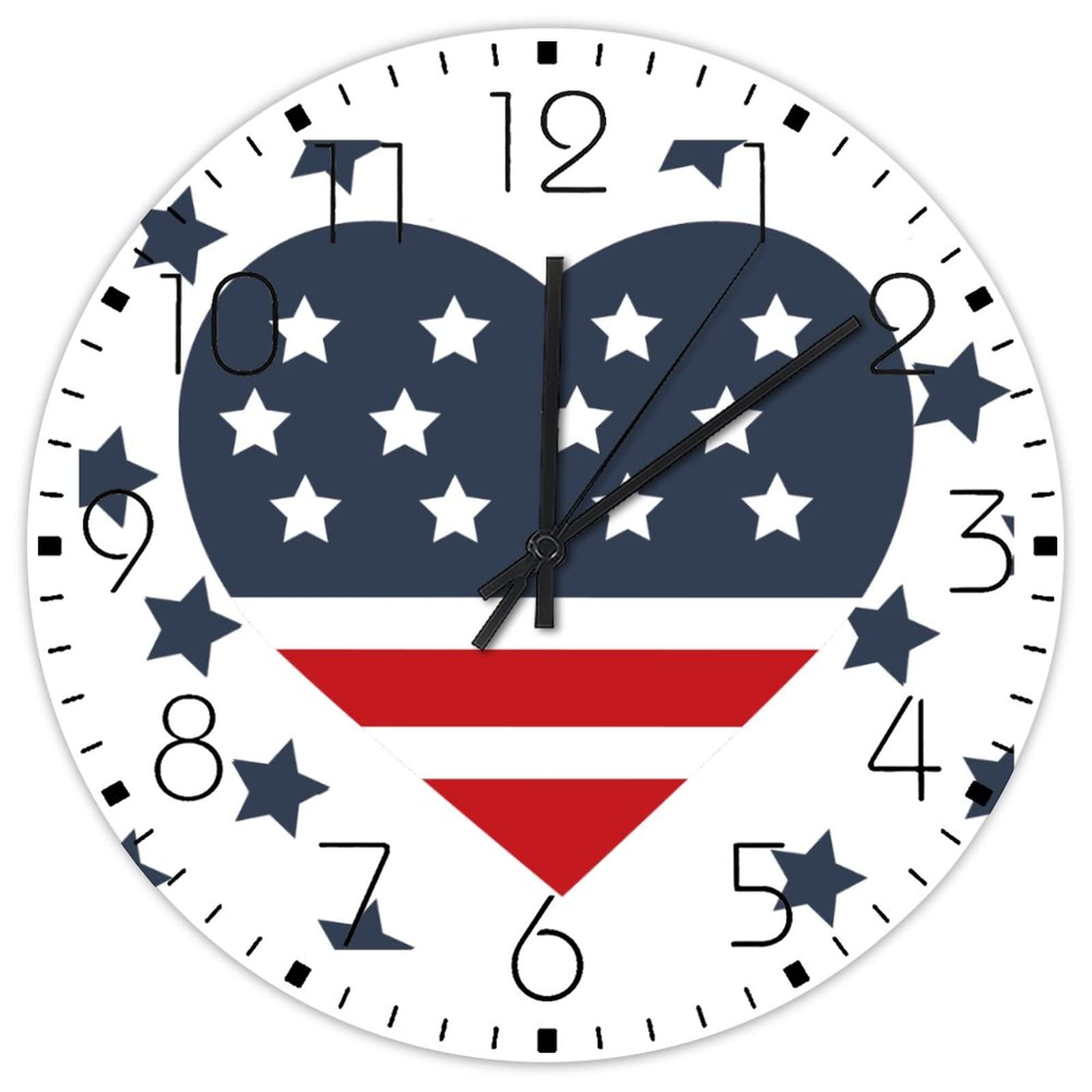 Horloge murale bois double face : solution gain de place grand espace