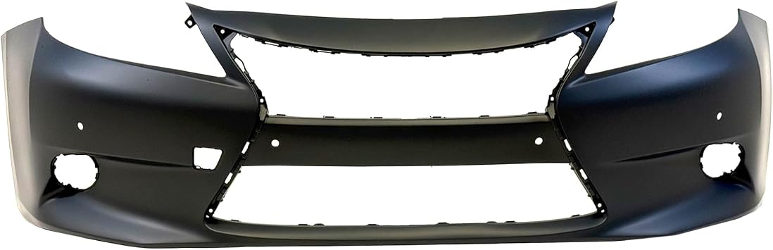 FitParts Compatible With Front Bumper Cover 2013 2014 2015 Lexus ES300h ES350. New, Primed. With Fog Light Holes. With Parking Aid Sensor Holes. 521193T912 LX1000242