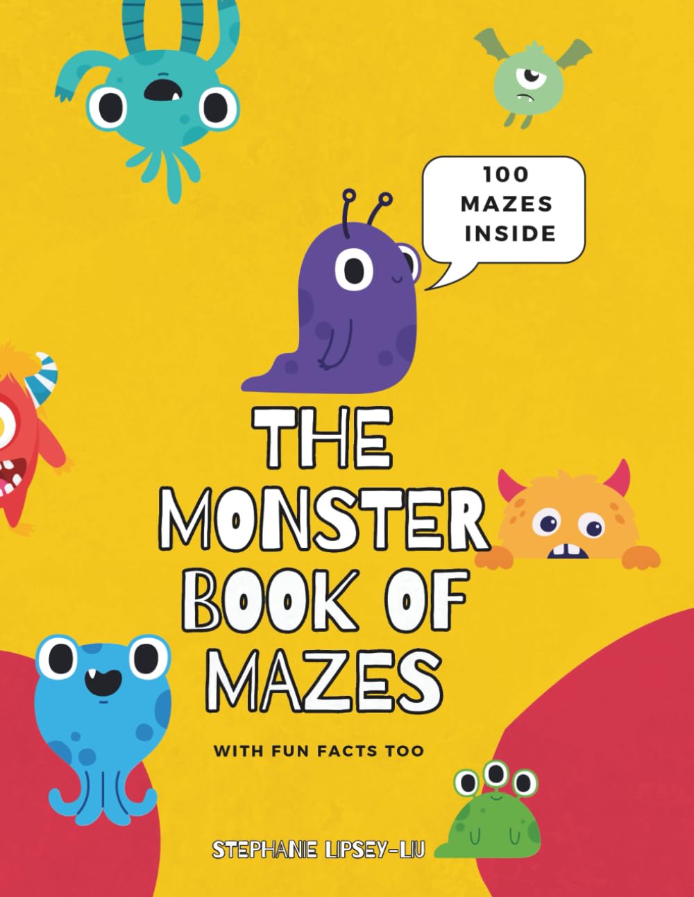 The Monster Book of Mazes: with fun facts too