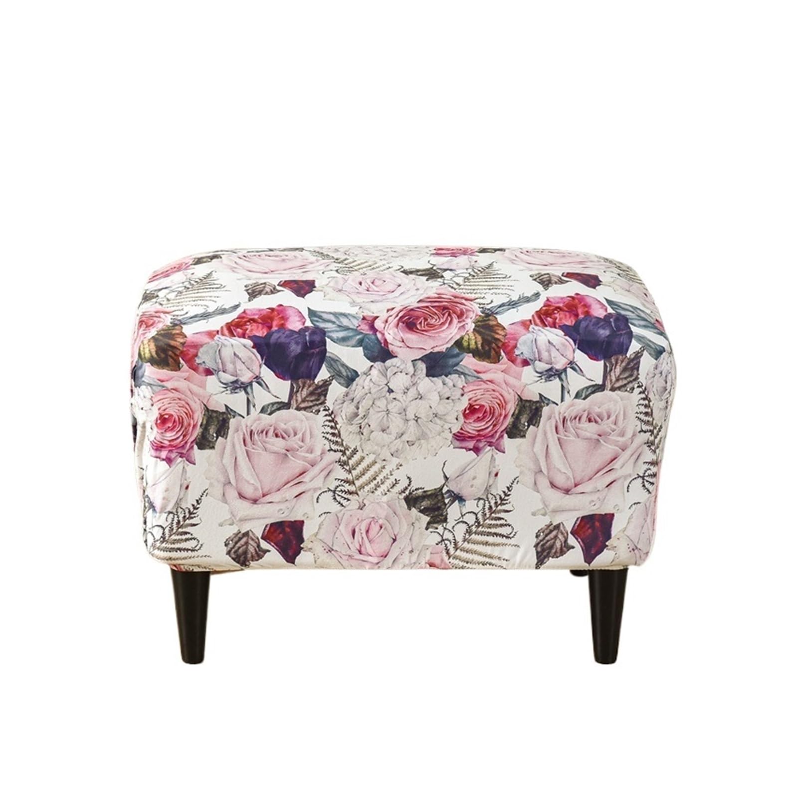 GCYEIDMA Wing Chair Slipcover Wing Chair Cover Stretch Armchair Relax Sofa Slipcovers with Seat Cushion Footstool Covers(B8 Footstool Cover)