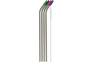 14 Inch Stainless Steel Extra Long Metal Straws