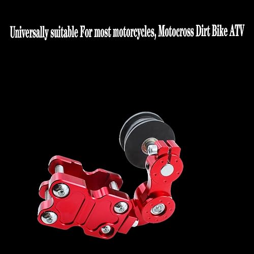 Miniatura 3 de Accesorios universales modificados para motocicleta, regulador de aluminio CNC, nuevo ajustador automático, tensor de cadena de rueda, herramientas
