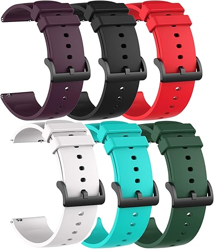 Vista 8 de TenCloud Correa de repuesto compatible con SoundPEATS correas de reloj suaves y lavables, accesorios para reloj 1 Azul marino