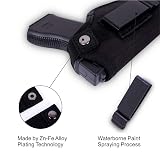 Fonrroni Funda de transporte oculta, Funda universal, Paquete de funda dentro de la cintura, Funda para hombre/mujer, se adapta a mano derecha e izquierda, pistolas compactas y subcompactas, color