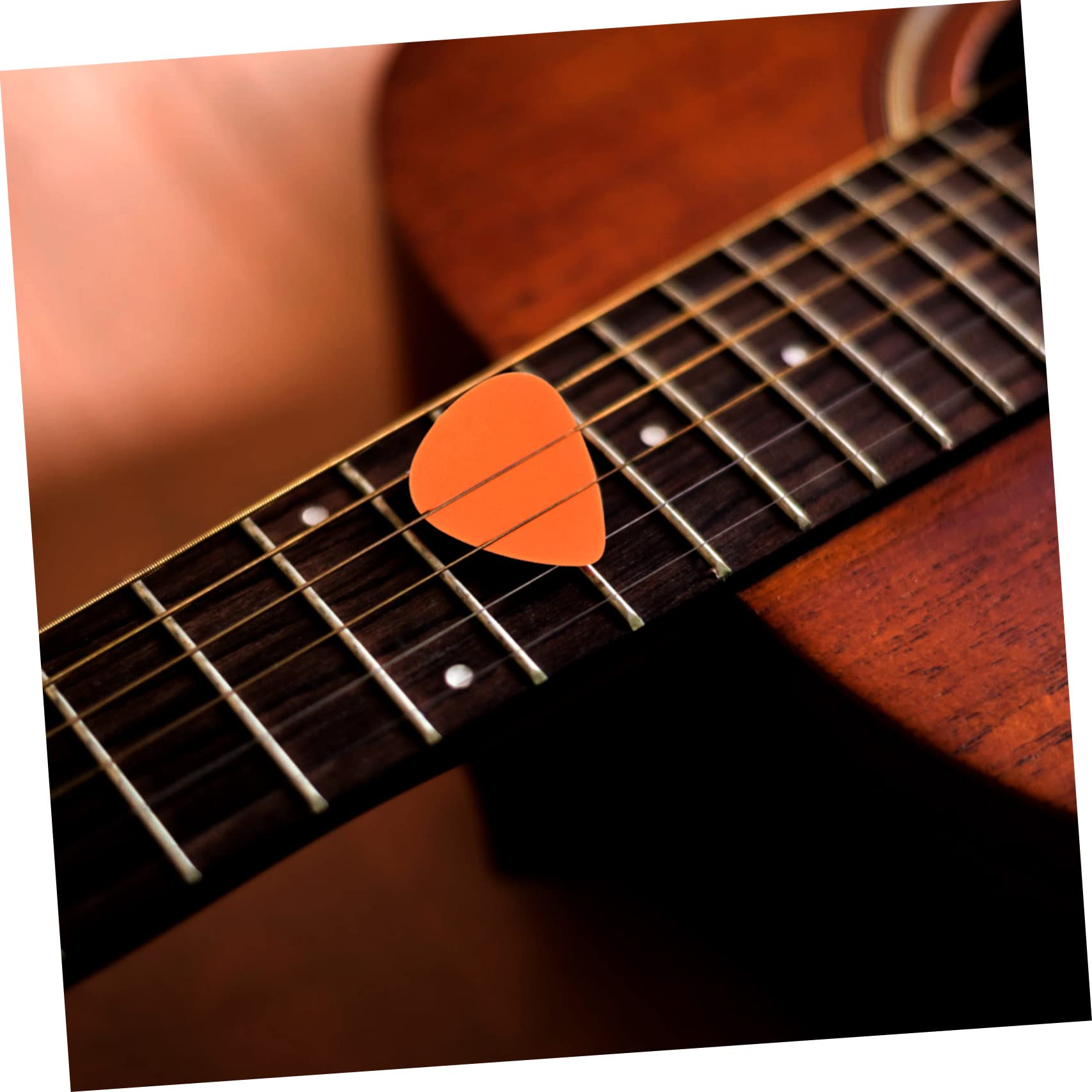 BESPORTBLE 1 Set Guitar Pick Storage Bag Durable PU Holders for Plectrums Includes Random Picks for Guitarists Musicians Random Color
