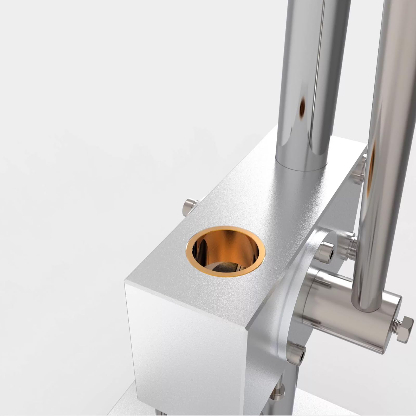 Máquina selladora y prensadora de Viales Manual, para perfumes, Altura Ajustable, Tapa de Aluminio y plástico, eficiencia de 20 Botellas/min.