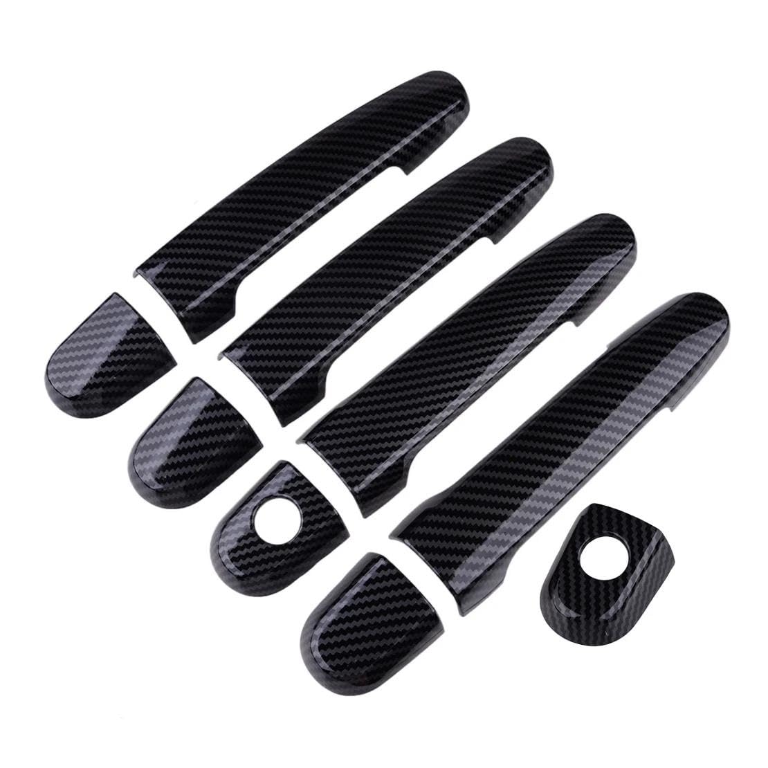 Rénover poignée de porte Toyota Yaris usée avec le kit moulage carbone ABS durable