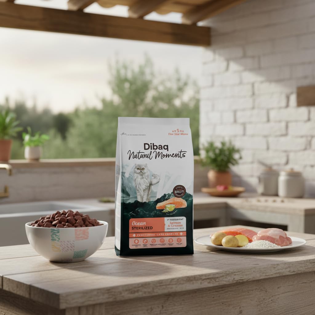 Dibaq Natural Moments 5 Star Esterilizado Salmón, 6 kg