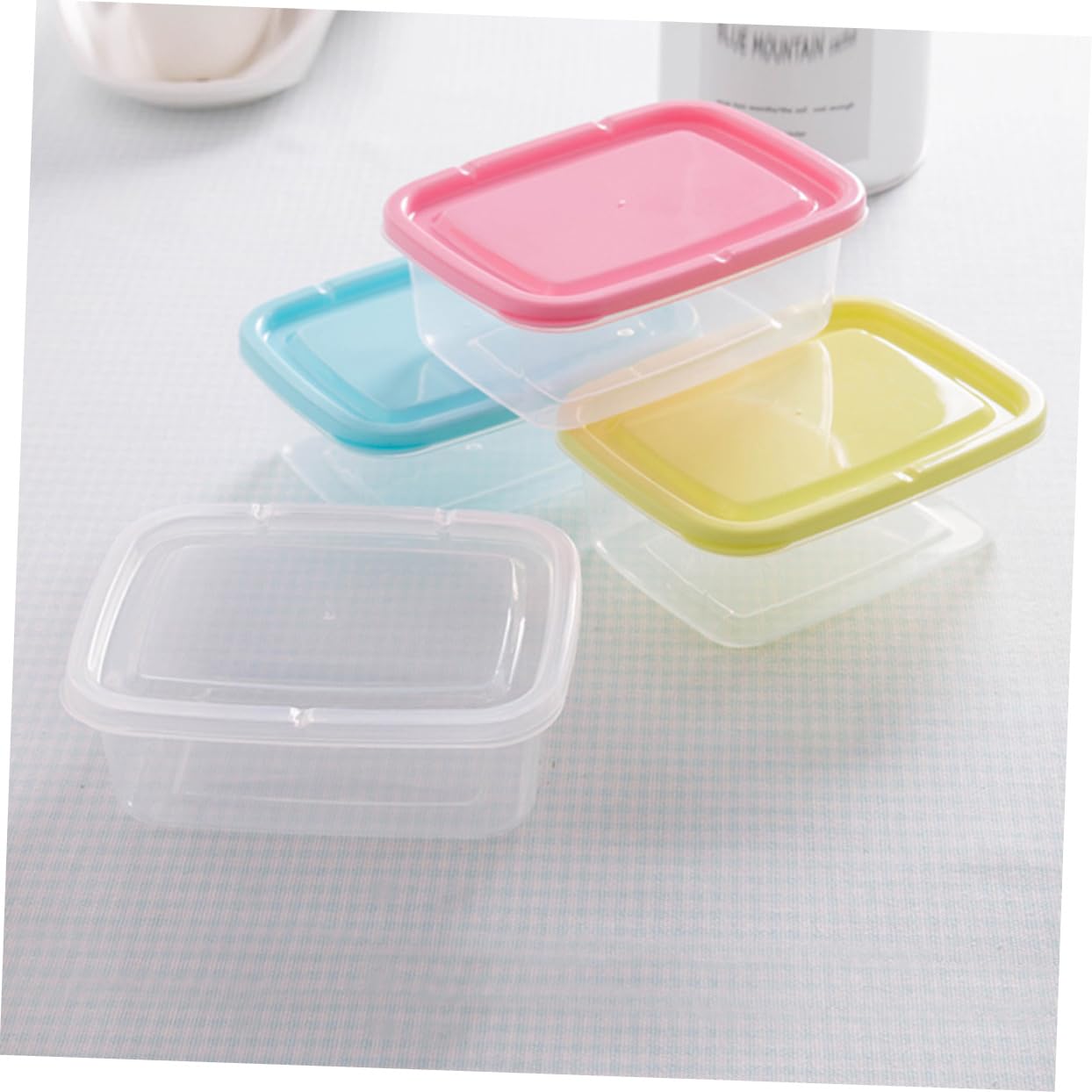 Cabilock Contenitori Alimentari Mini Rettangolari 350ml 12 Pezzi in PP