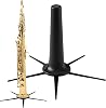 Soprano Saxophone Stand 5 Leg Holder 22.5x9.4cm Stable Soprano Saxophone Stand Foldable Support Wind Instrument Accessories Portable Safe Anti-Slip Sax Stand with Feet for Women Men Teen Musicians