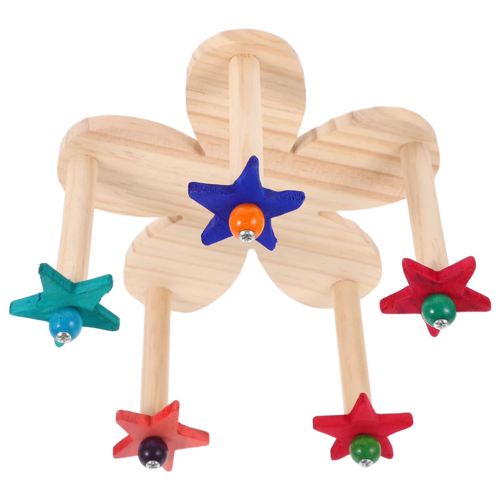 VANZACK 3pièces Perchoir Rotatif pour Oiseaux Stand De Forme De Roue pour Perroquets Et Perruches Accessoire De Cage Pratique Et Sûr pour Exercices Et Amusement Oiseaux