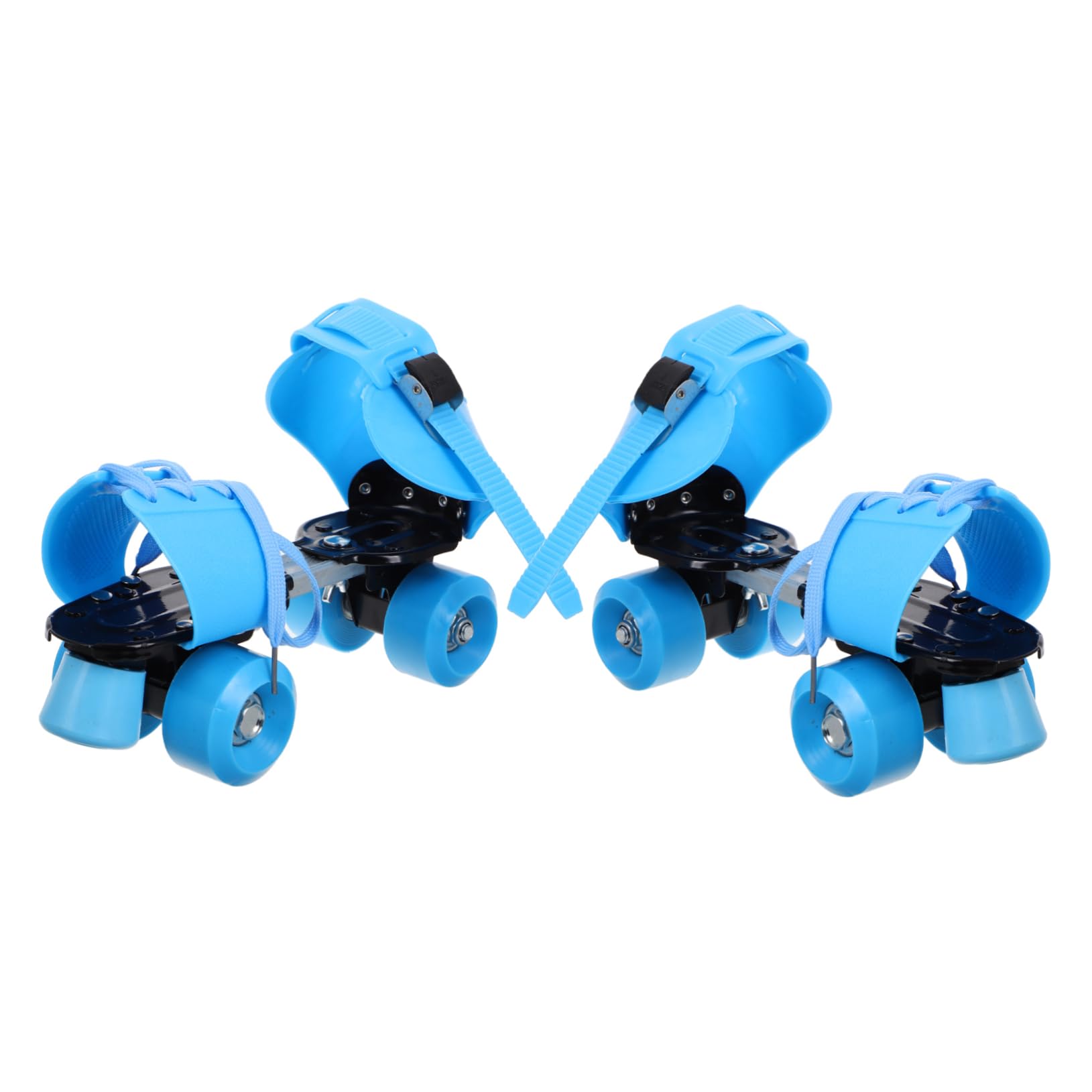 BRIGHTFUFU 1 Pair Boys and Girls Roller Skates Sneakers Adjustable Double Row Skate Shoes Boys and Girls Comfortable Outdoor Training