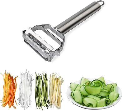 TİNEKE Stainless Steel Julian Peeler Julien Chopper Grater 1 Piece