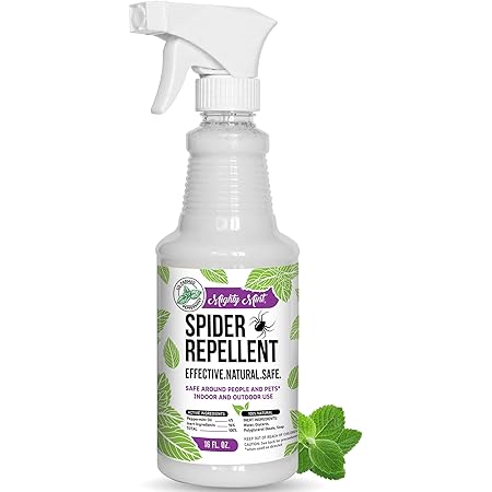 Mighty Mint - 16oz Spider Repellent Peppermint Oil - Natural Spray for Spiders and Insects - Non Toxic