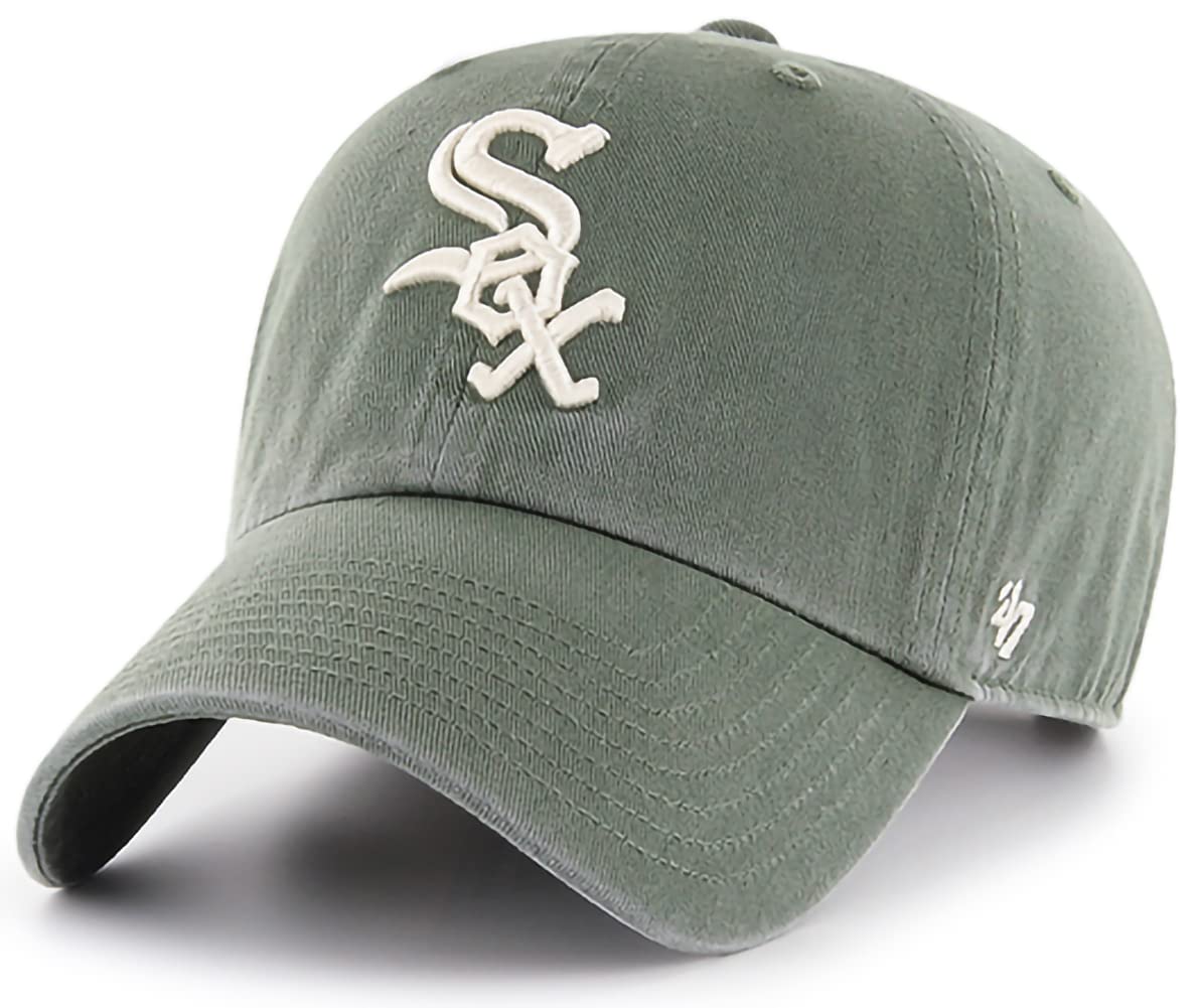 '47 MLB New York Yankees Brand Navy Basic Logo Clean Up Home Adjustable Hat — view 48