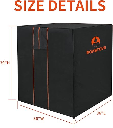 Miniatura 3 de Roastove Cubiertas centrales de aire acondicionado, revestimiento de PVC duradero e impermeable, transpirable, para unidades exteriores de 30 x 30 x
