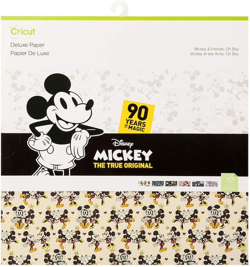 Cricut Deluxe Paper 12" X 12" 10 Sheets (Vibrant Flowers