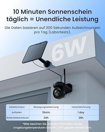 Reolink 4K Solar Überwachungskamera Aussen — nuotrauka 5