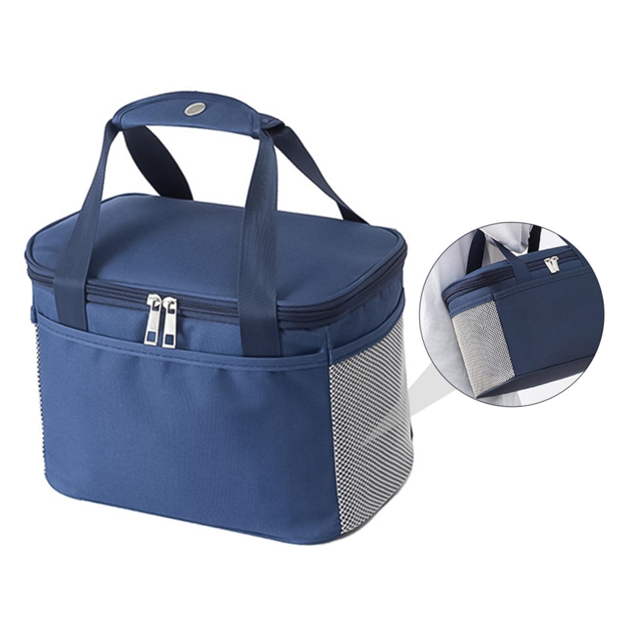 Hohopeti Oxford Stoff Lunchtasche mit Wärmespeicherung Großes Fassungsvermögen für Arbeit Schule und Picknick
