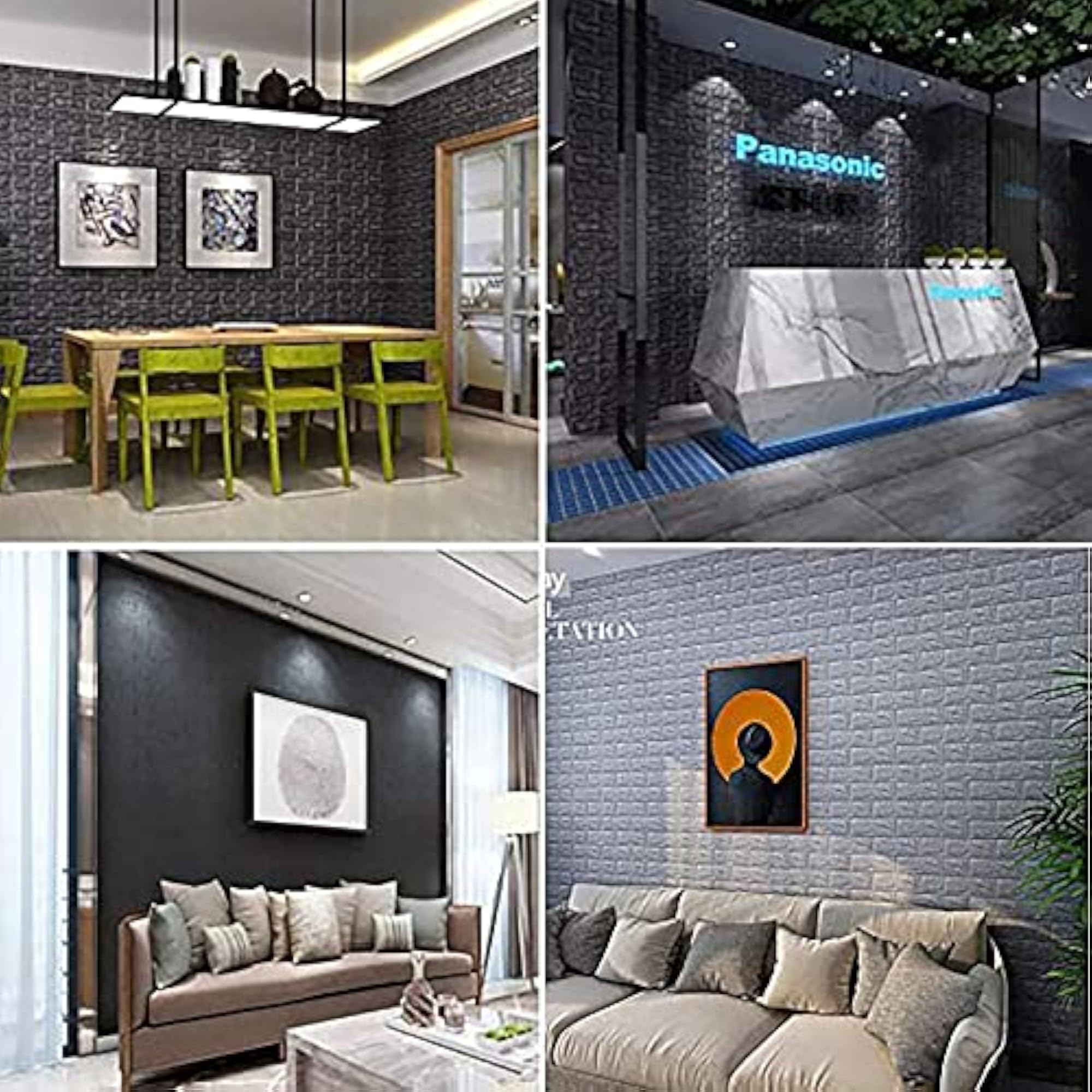 3D Peel and Stick Wall Panels Stickers