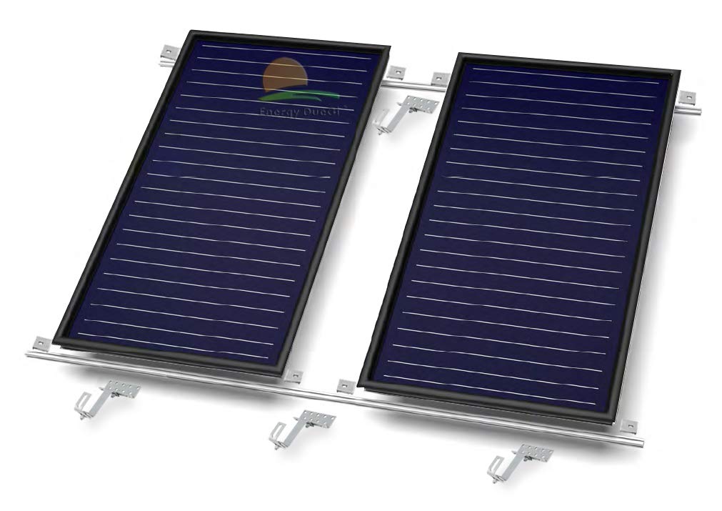 Kit impianto solare termico ad elevate prestazioni per produzione Acqua Calda Sanitaria, 2-4 persone, bollitore 300 litri, FKF200 (1, Impianto con bollitore doppiaserpentina)