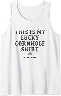 Questa è la mia fortunata camicia a forma di buco di cornhole divertente regalo Canotta