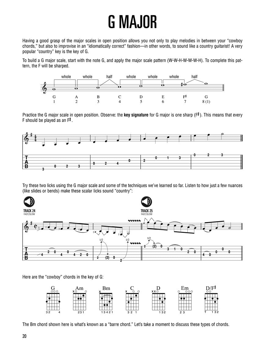 Hal Leonard Country Guitar Method. Comprend Enregistrement(s) en ligne