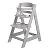 roba Sit Up III Steps High Chair Grows with Your Baby from 6 Months Up Children's High Chair Made of Taupe Wood Chair Maximum Load 70 kg 1 Piece (Pack of 1)