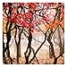 Carta da parati adesiva - Giappone In autunno- Formato quadrato 192 x 192 cm