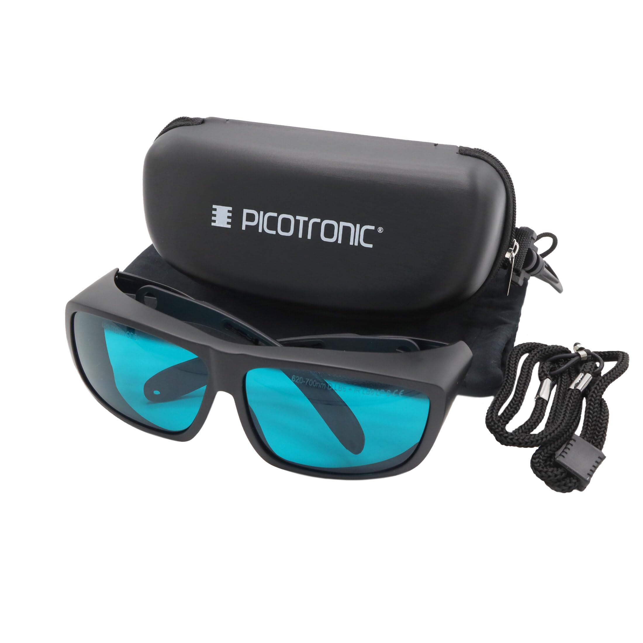 gafas de protección láser certificadas PICO-LPG-620-700 según DIN EN 207, rango de longitudes de onda apropiadas 620-700 nm, ajuste cómodo, para soldadura láse… - 70189926