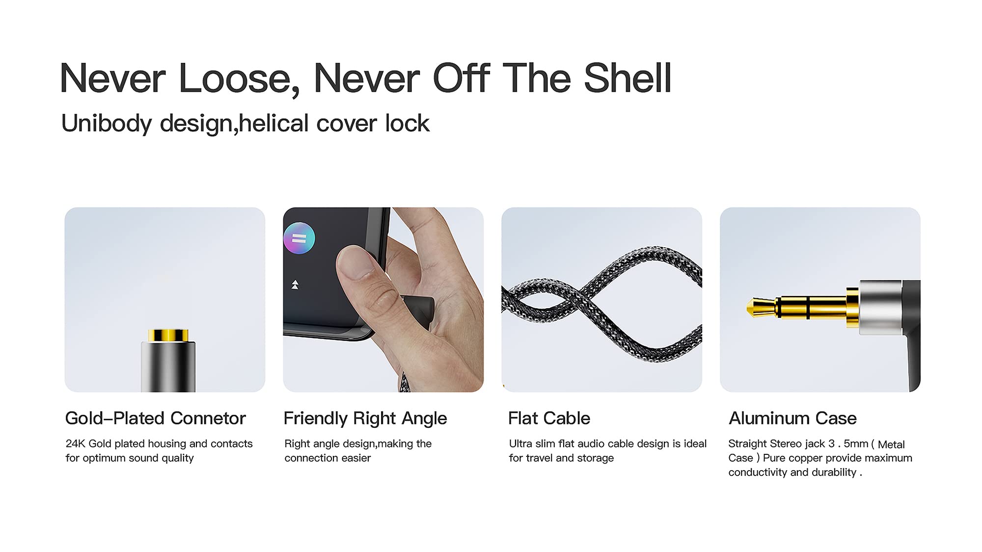 Cable de extensión de auriculares de 3.5 mm, ángulo recto de 1.5 m, tabletas, reproductores multimedia