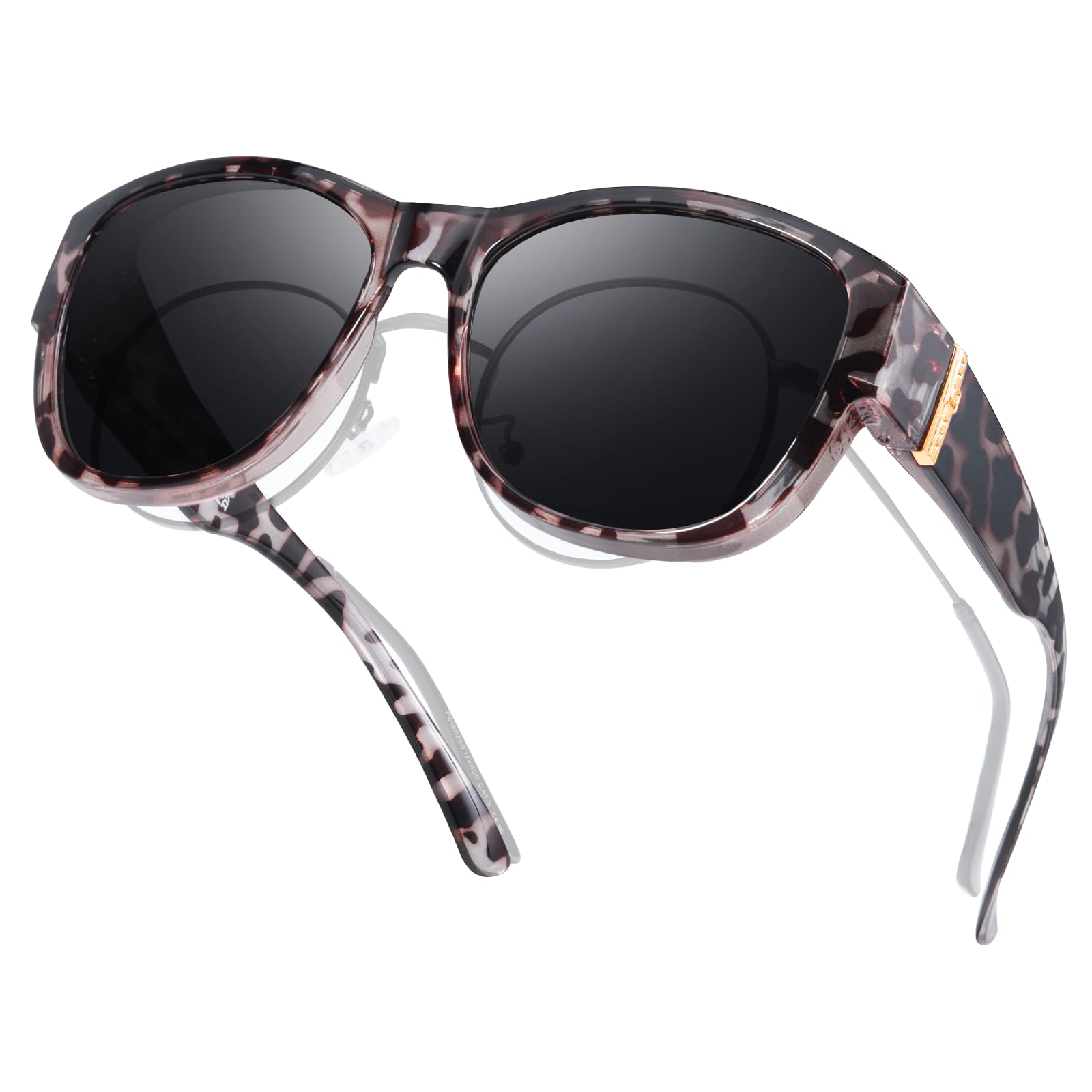 LVIOE Überzieh Sonnenbrille Polarisiert für Damen, Trendige