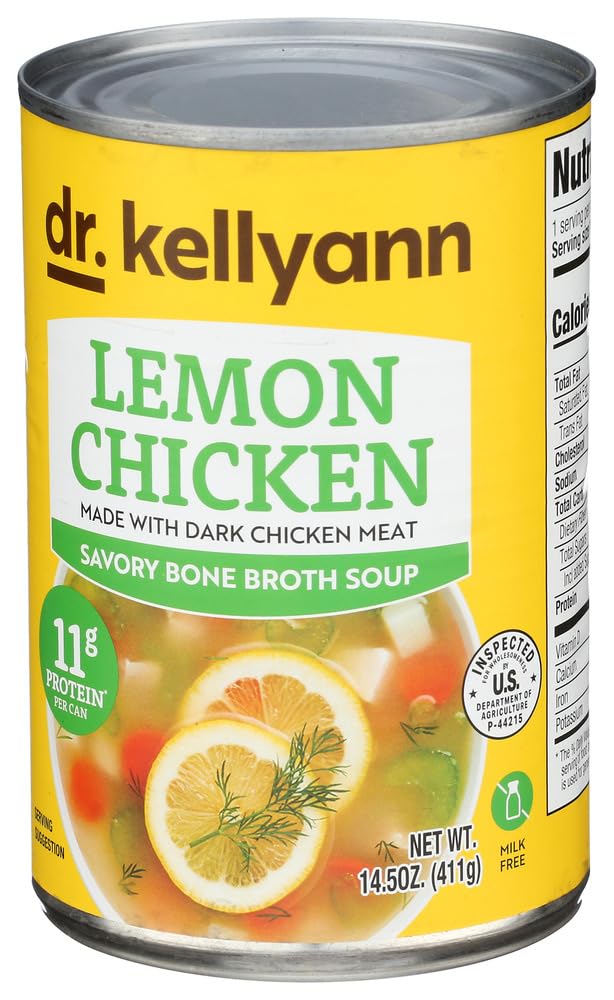 Dr. Kellyann, Soup Bone Broth Lemon Chicken, 14.5 Ounce