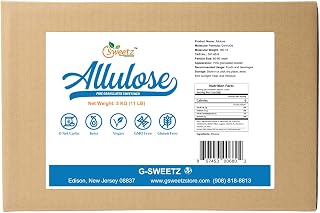 Allulose All Purpose Sweetener; Total Servings 1250; Zero Calorie Sweetener, Sugar-Free Substitute for Baking, Smoothies, Coffee; Low Carb Keto Diet Friendly Food | 5-KG (11-LB)