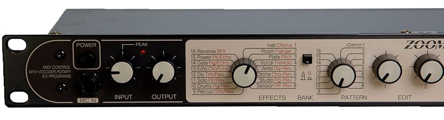ズーム　Zoom studio1204 Zoom Studio 1204 Digital Reverb and Multi-Effect Signal