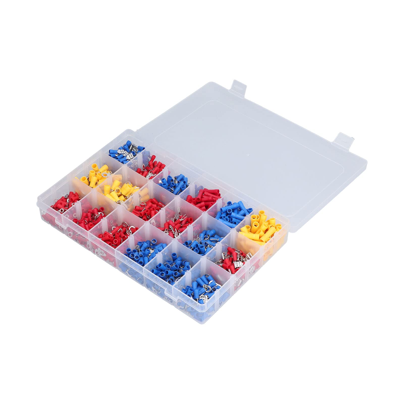 Cryfokt Kit de Bornes électriques Connecteurs de Fils Isolés Efficaces pour L'entretien Marin Automobile adapté aux Maisons/ateliers Matériau PVC