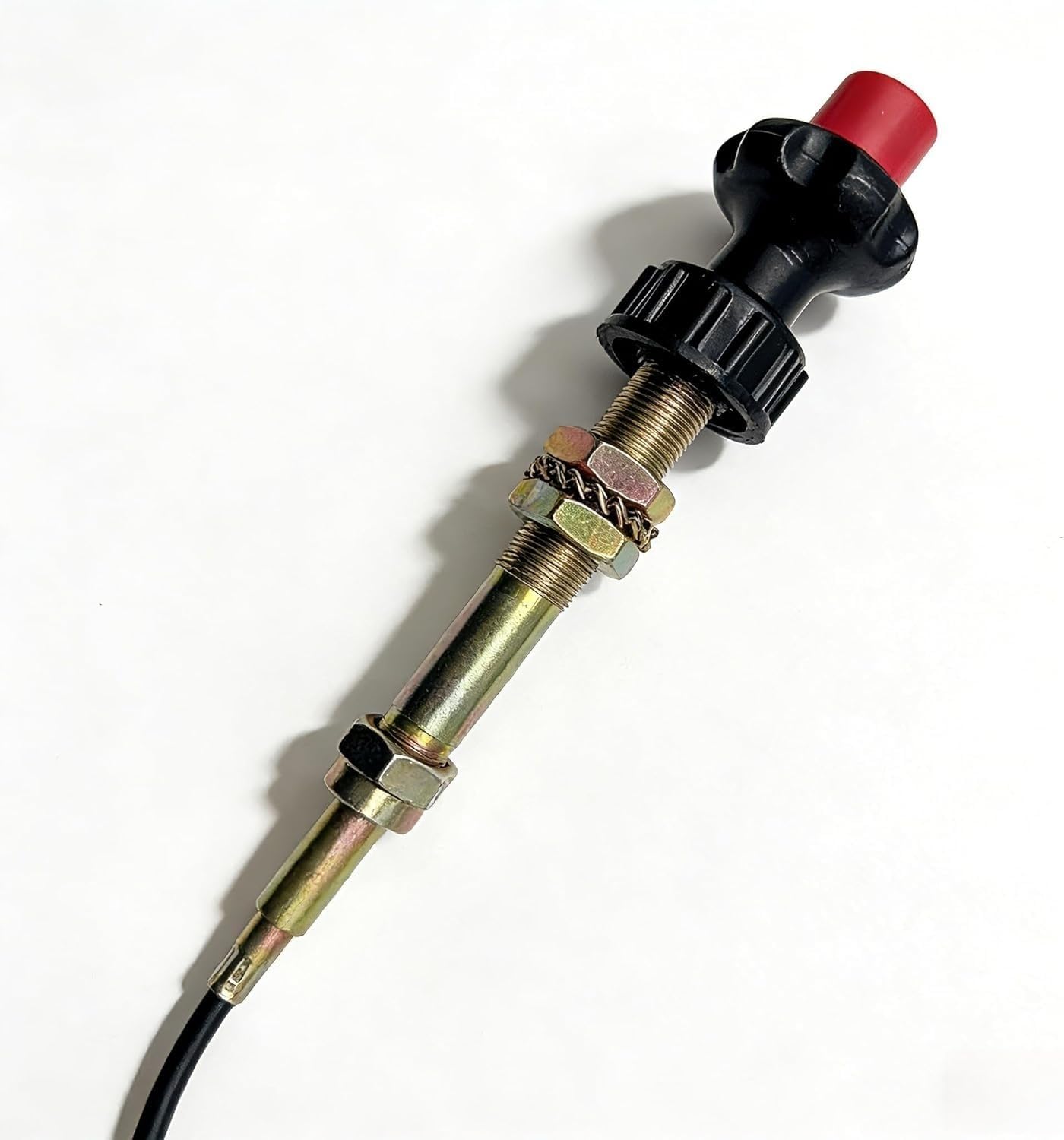 Heavy Duty Vernier Locking Throttle Cable Fits For Truck Equipment (VCGTX15) 55204 15FT Adjustable Locking Control Cable throttle kit