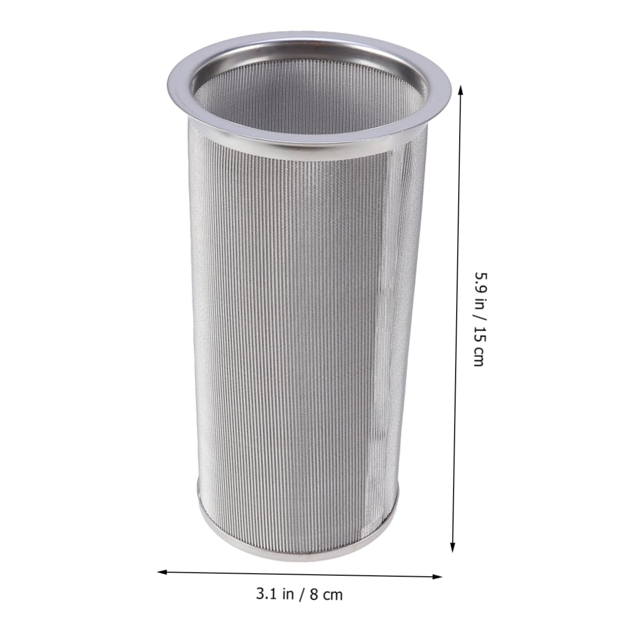 MAGICLULU 2 Uds Filtro De Té Filtro De Café Colador Filtro De Malla Plateado