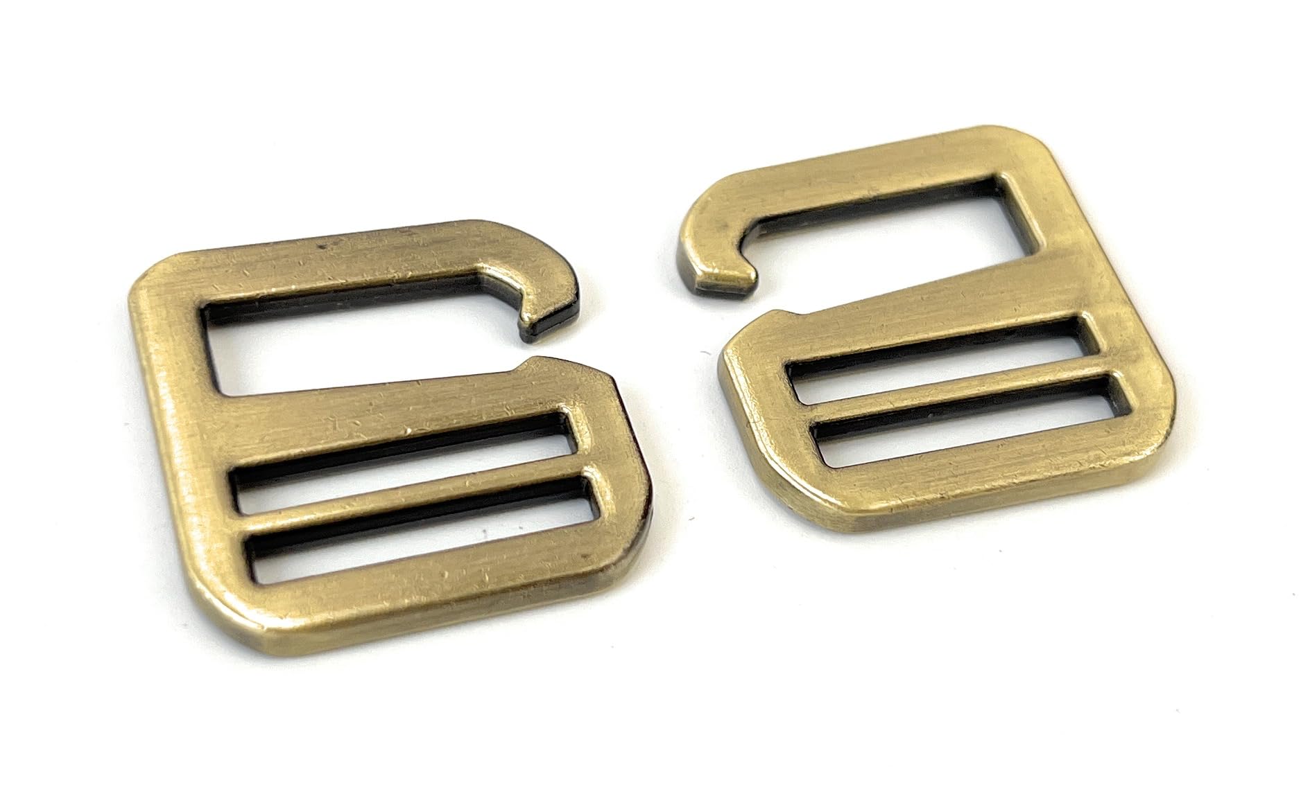 VersaKits 1'' Brass G Hook Tri Glide Slide Buckles