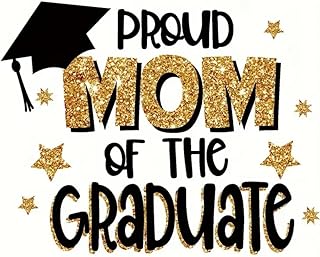 Graduate Season Direct to Film Iron On Heat Transfers, Proud Mom of a Graduate, Proud Dad and Grandma. Class of 2025 Iron on for T Shirts - Clothing, T-Shirt, Mask, Jeans, Backpack, etc (STYLEC)
