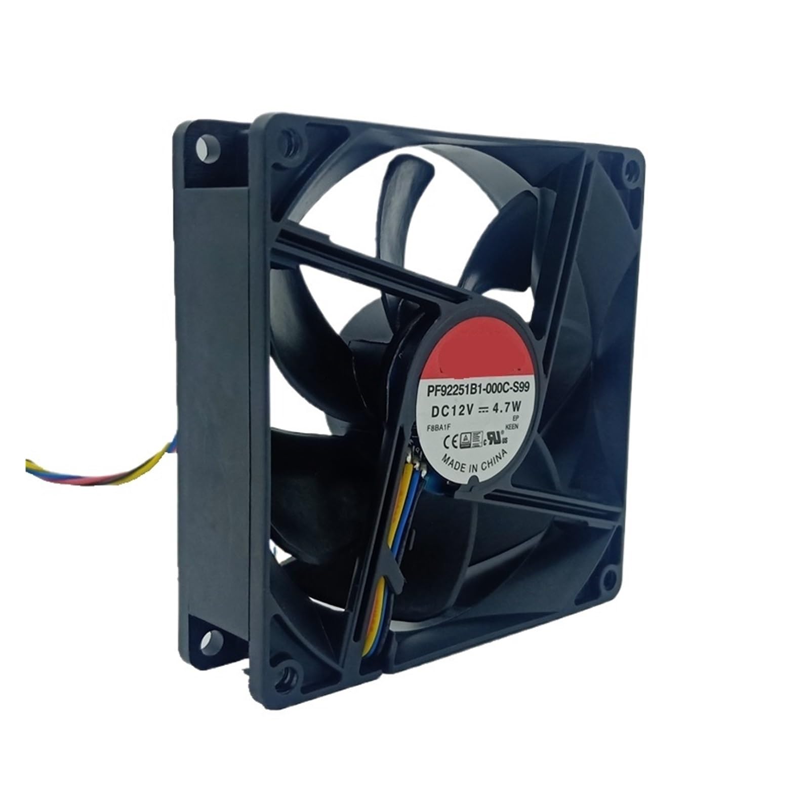 CZVJUKBYP PF92251B1-000C-S99 9225 DC 12V 4-Wire 4.7W 4500RPM Fan 9cm