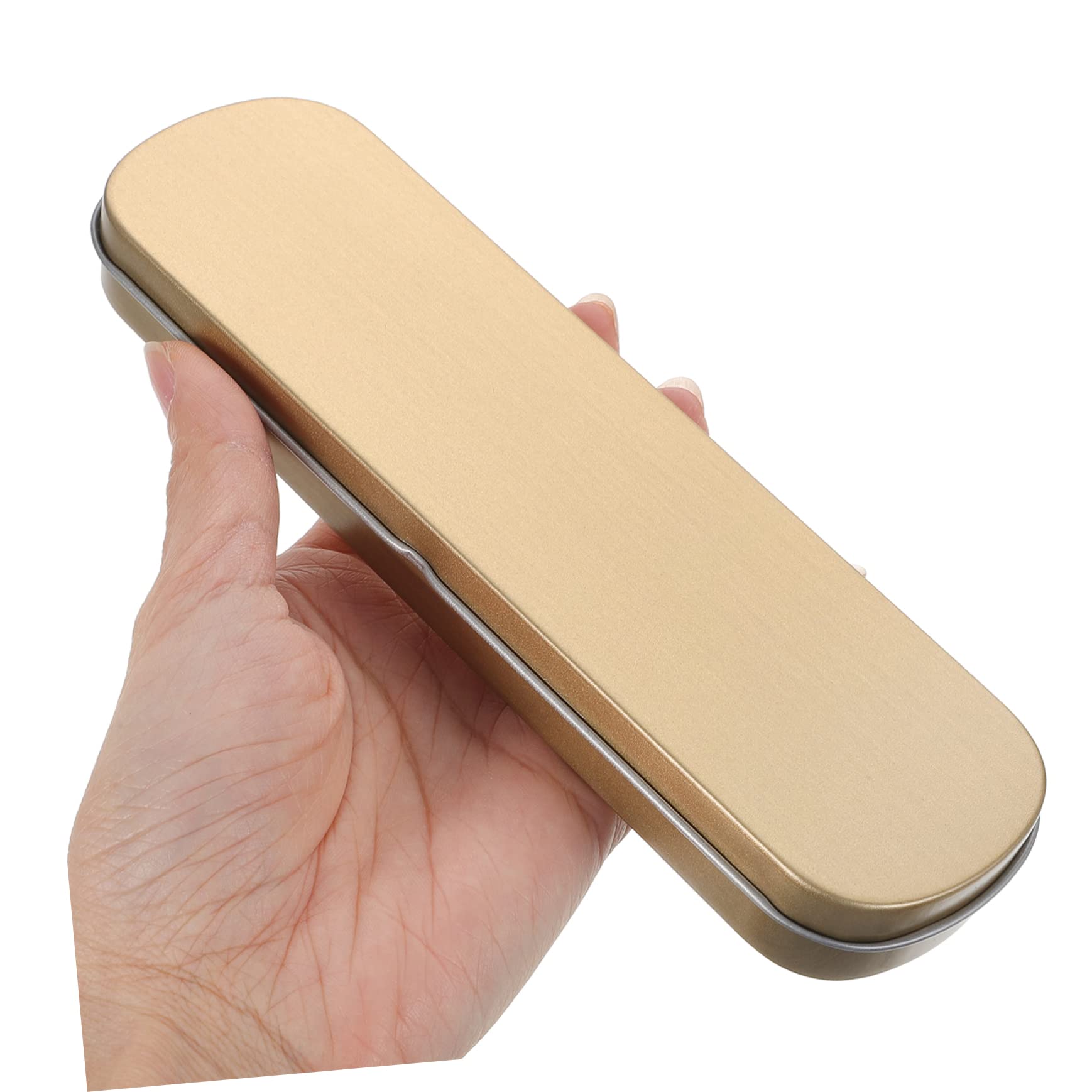 VILLCASE 10pezzi Astuccio Metallo Contenitore Per Cancelleria e Trucco Scatola Portamatite Resistente Design Per Scuola e Ufficio