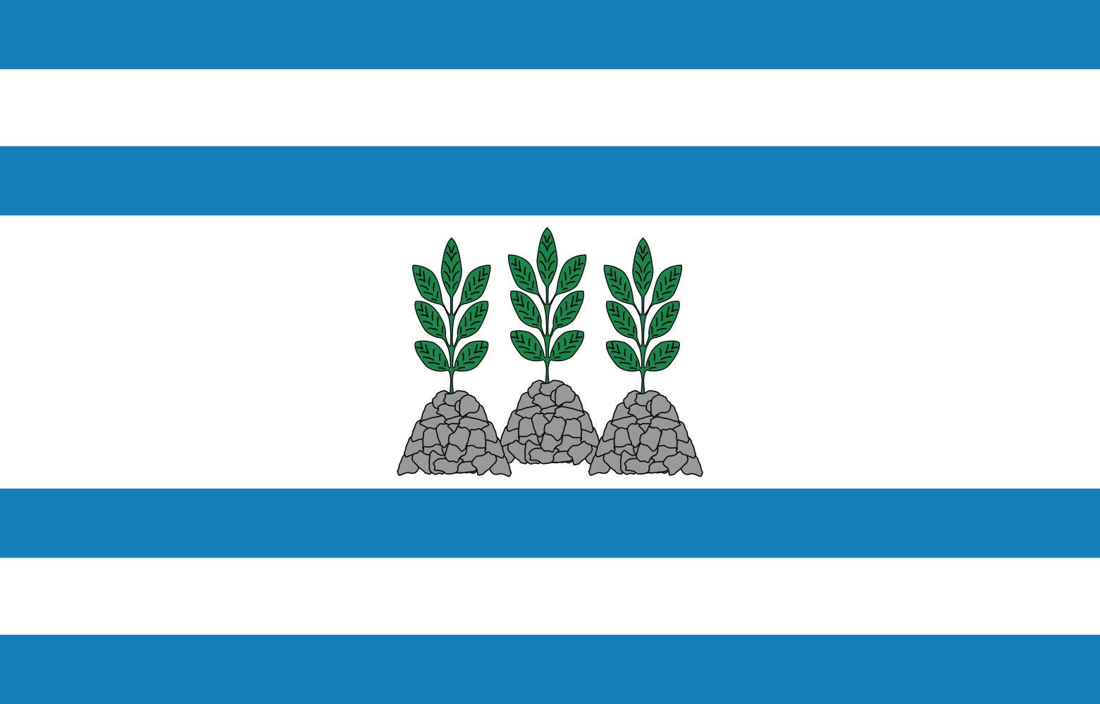 Drapeau Ortigueira Galician town drapeau Concello Espagne grand modèle