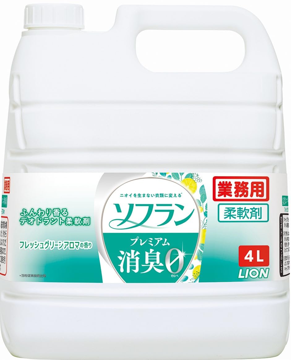 【業務用 大容量】 ソフラン プレミアム消臭 フレッシュグリーンアロマの香り 4…