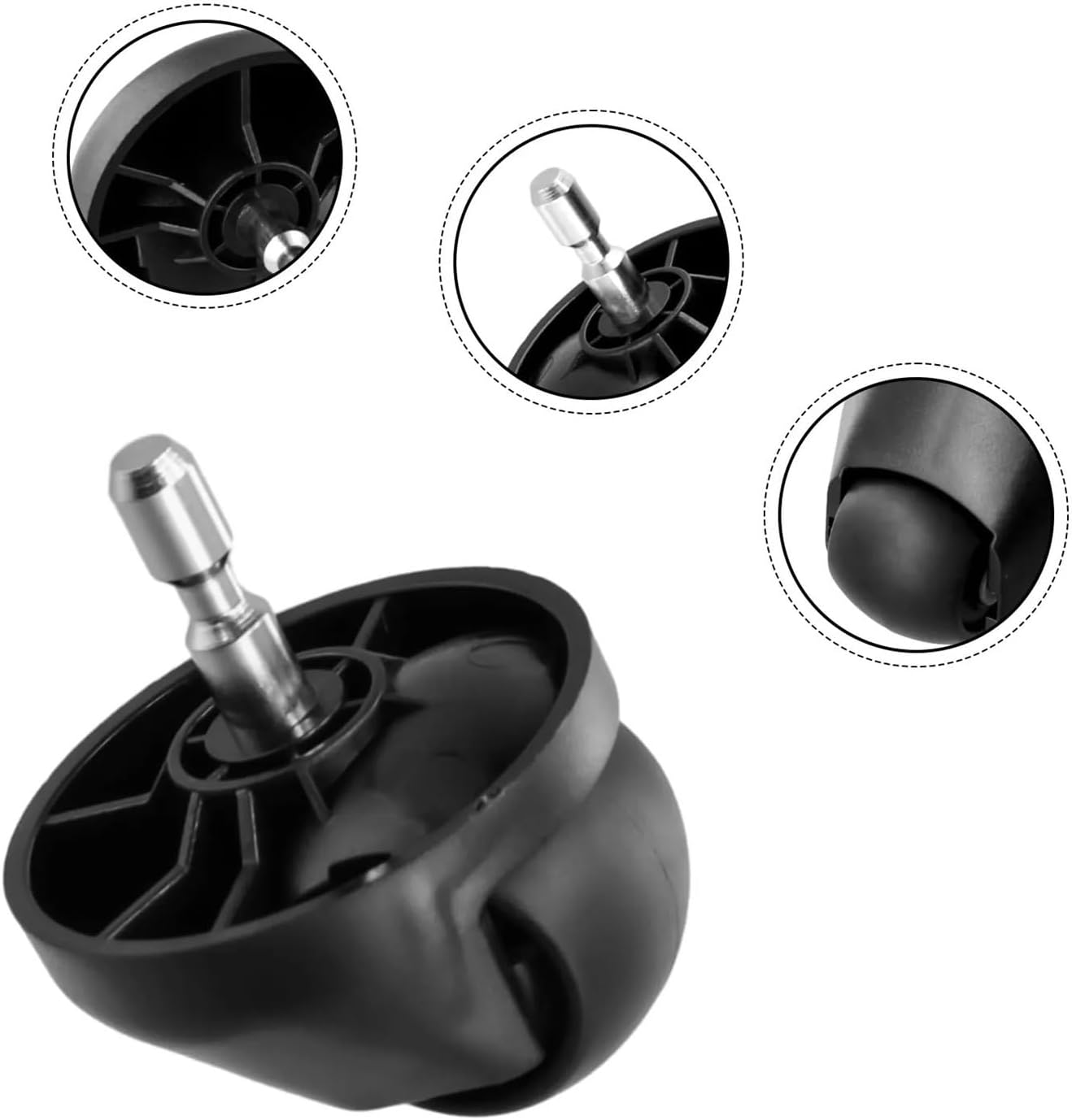 Front Wheel Caster Replacement Parts,Compatible For WYZE, WVCR200S Robot Vacuum Cleaner Accessories Home Appliance